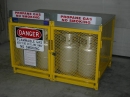 Gas Cylinder storage cabinet.