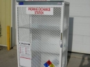 Gas Cylinder storage cabinet.