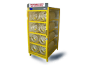 Gas cylinder storage cabinets.